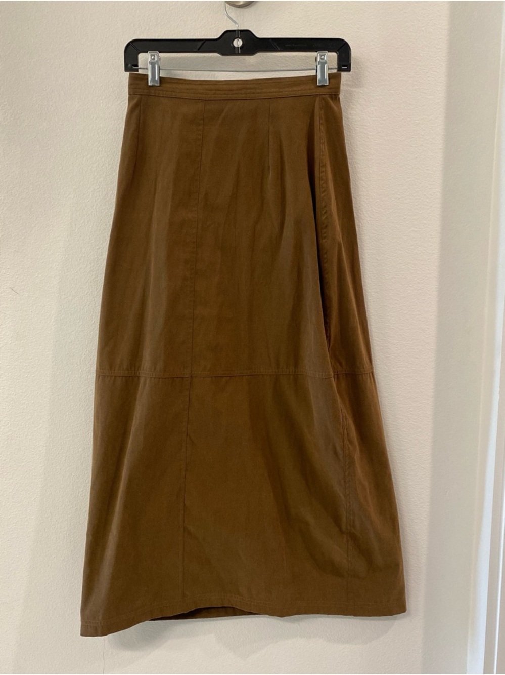 Vintage Suede High Waisted Skirt